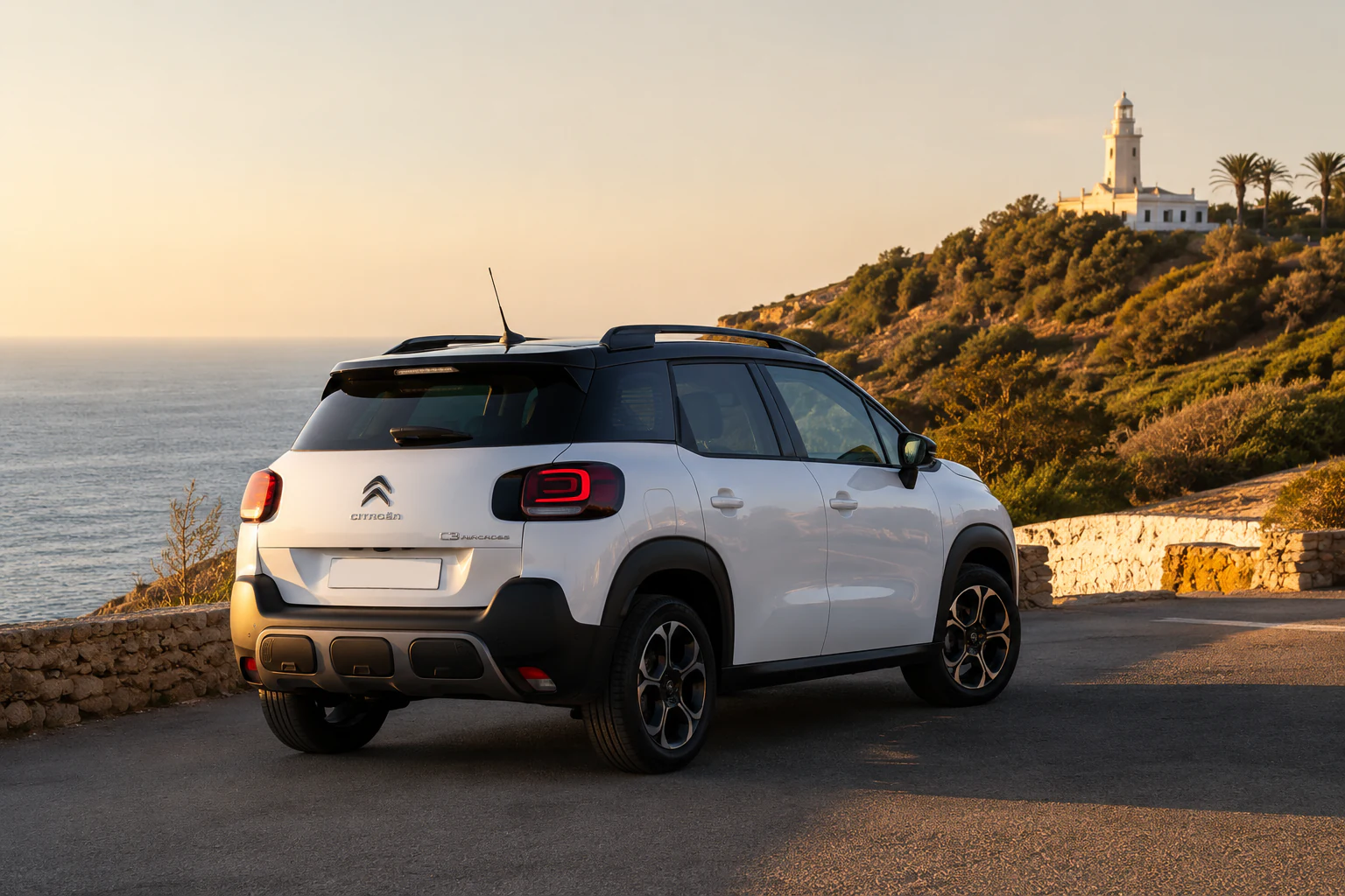 SUV compact Citroën C3 Aircross près de Cap Spartel à Tanger