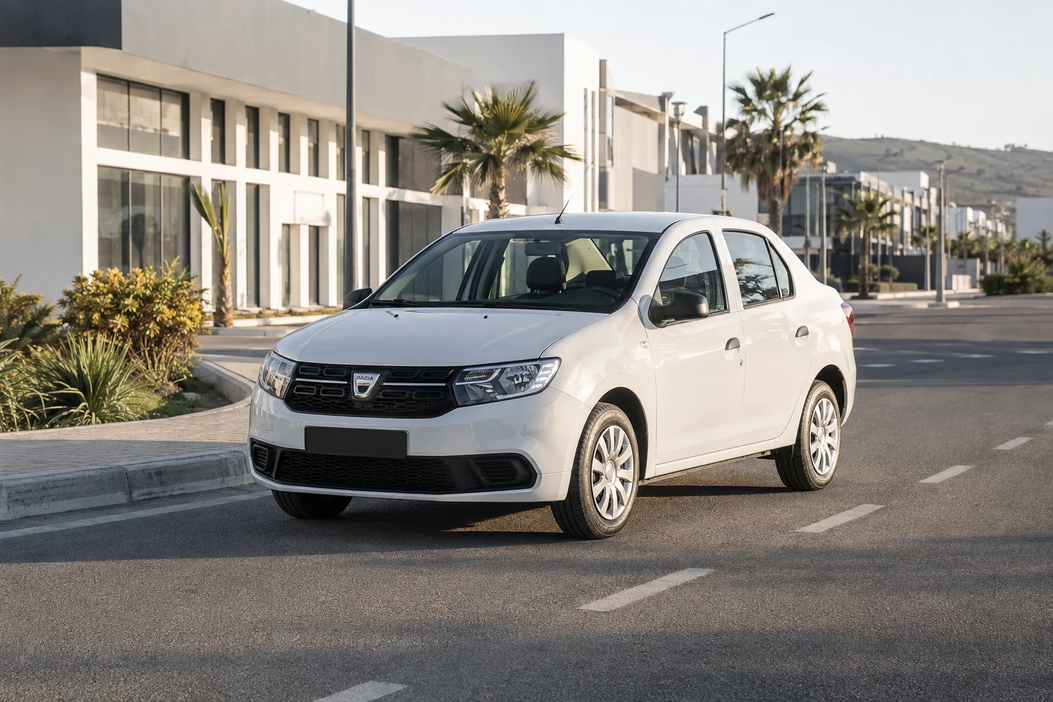 Dacia Logan diesel de location dans le secteur de Gueznaia à Tanger