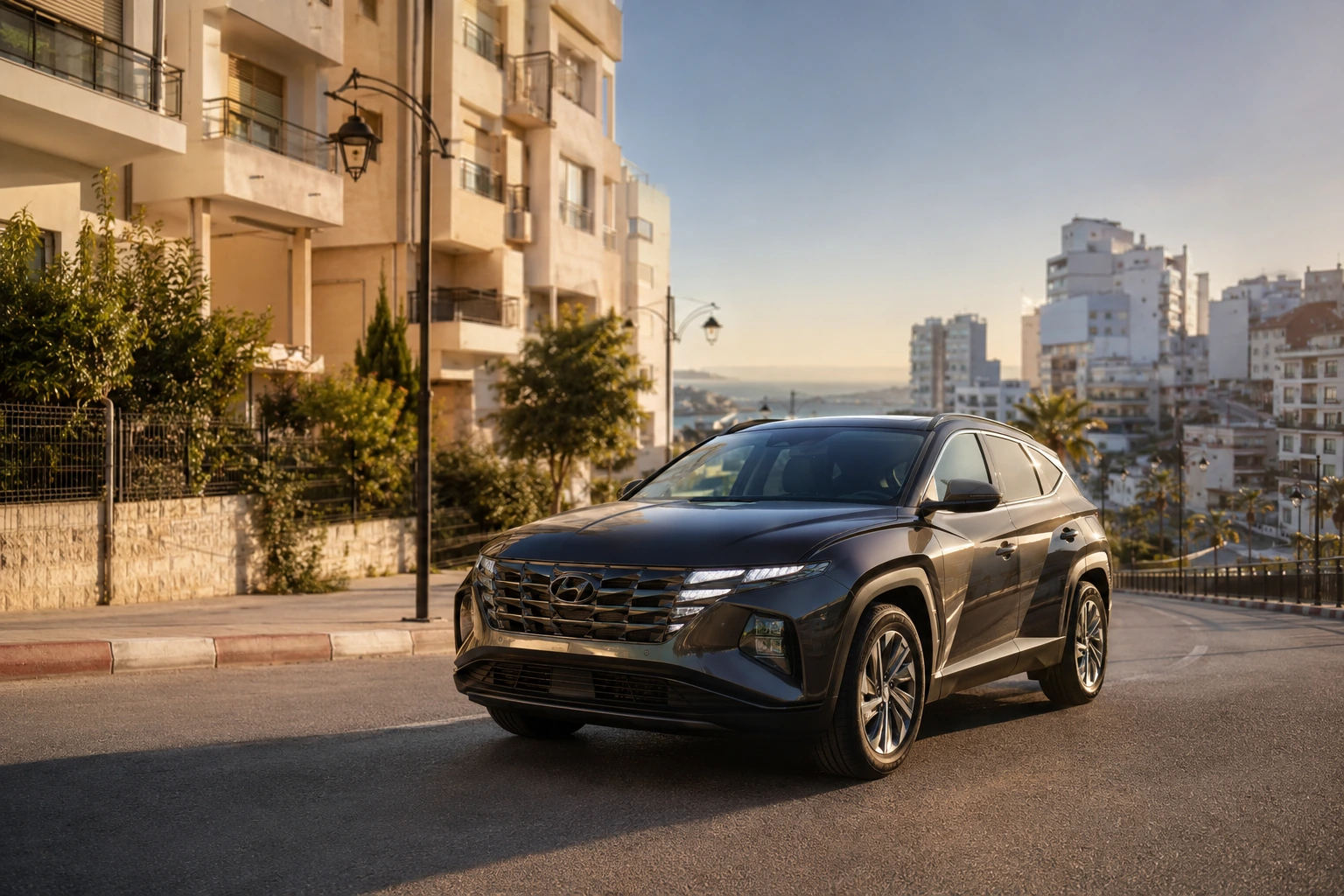 Hyundai Tucson automatique pour une location de voiture à Tanger depuis Iberia