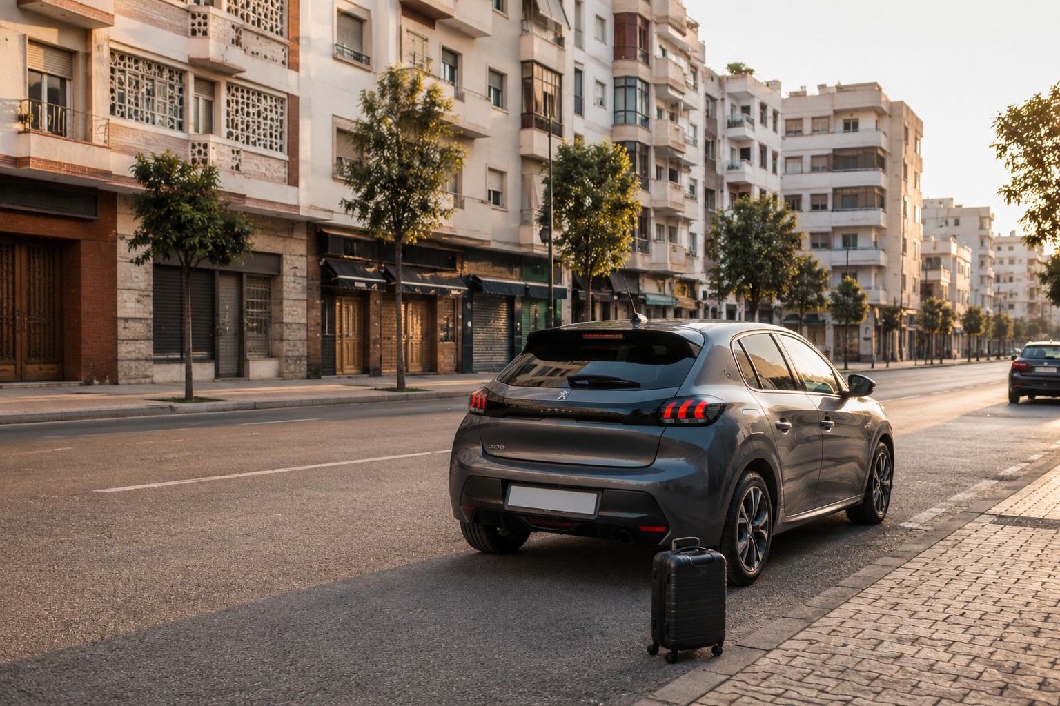 Peugeot 208 disponible pour une livraison de voiture à Castilla, Tanger