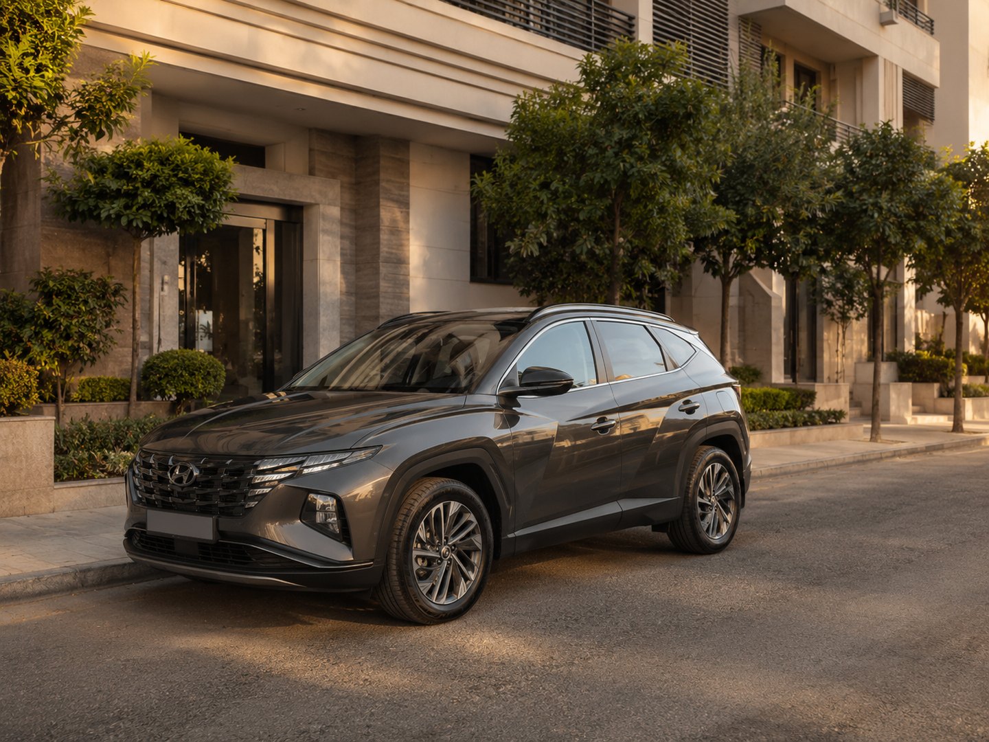 Hyundai Tucson prêt pour une livraison de voiture à Lalla Chafia à Tanger