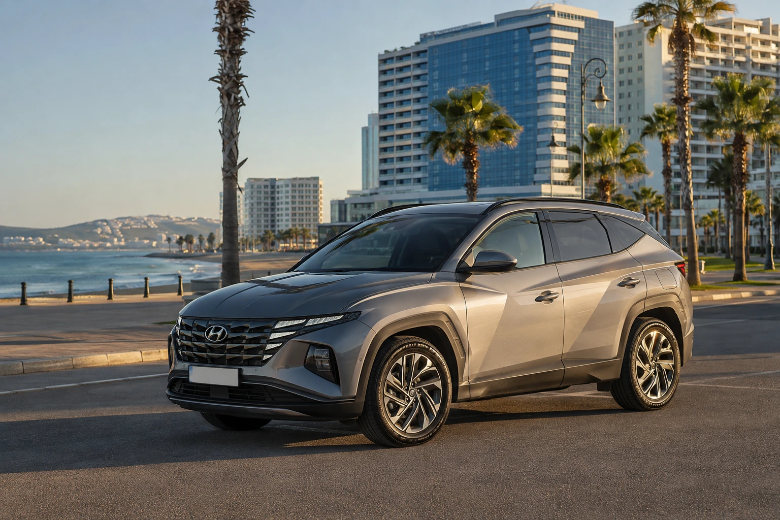 Hyundai Tucson récent en location à Malabata près de Tanger City Center