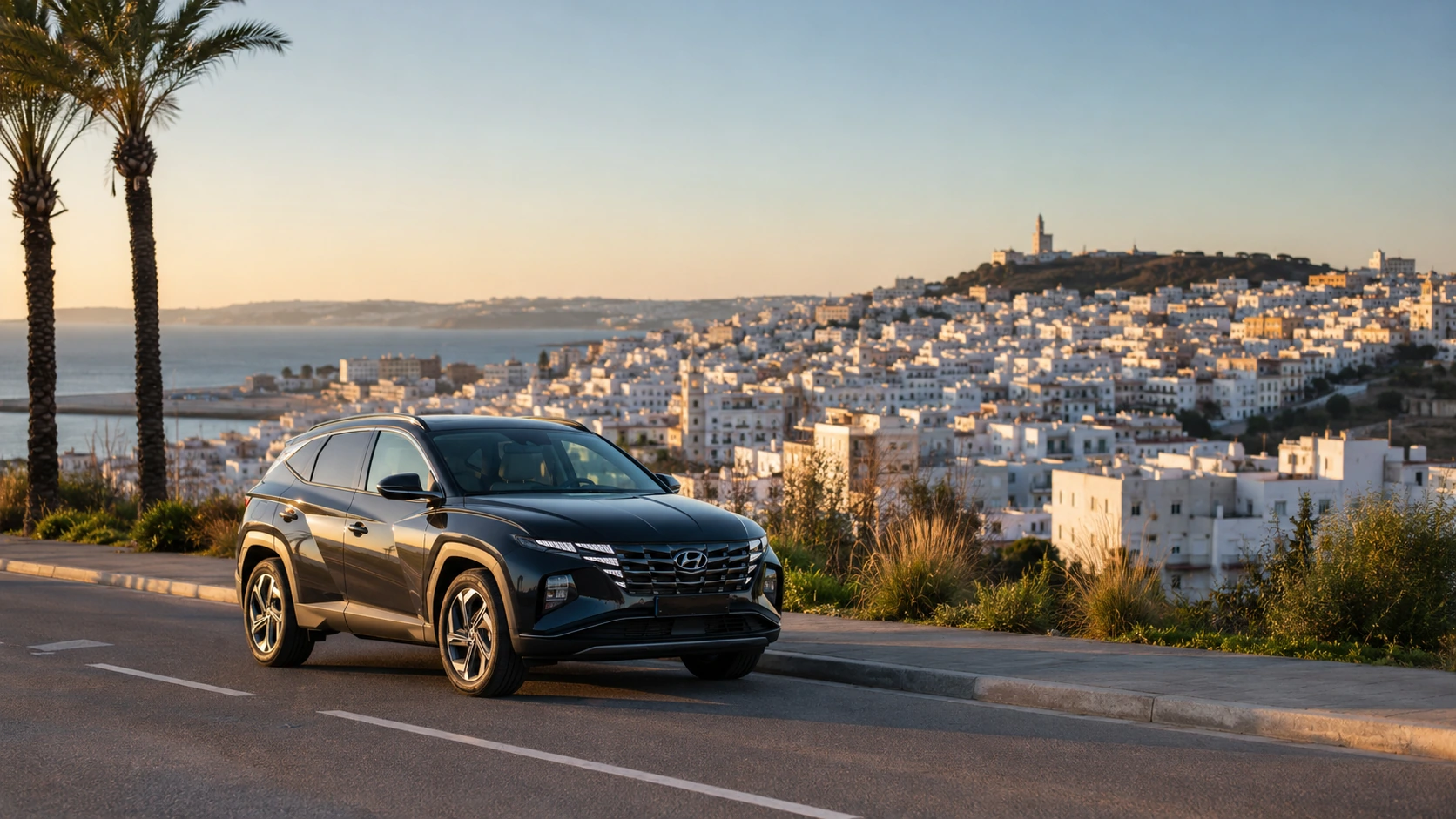 SUV de location pour se déplacer dans Tanger depuis le Quartier Haj Mokhtar