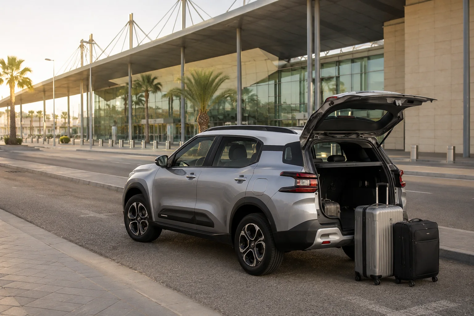 Citroën C3 Aircross pour une arrivée familiale à l’aéroport Tanger Ibn Battouta