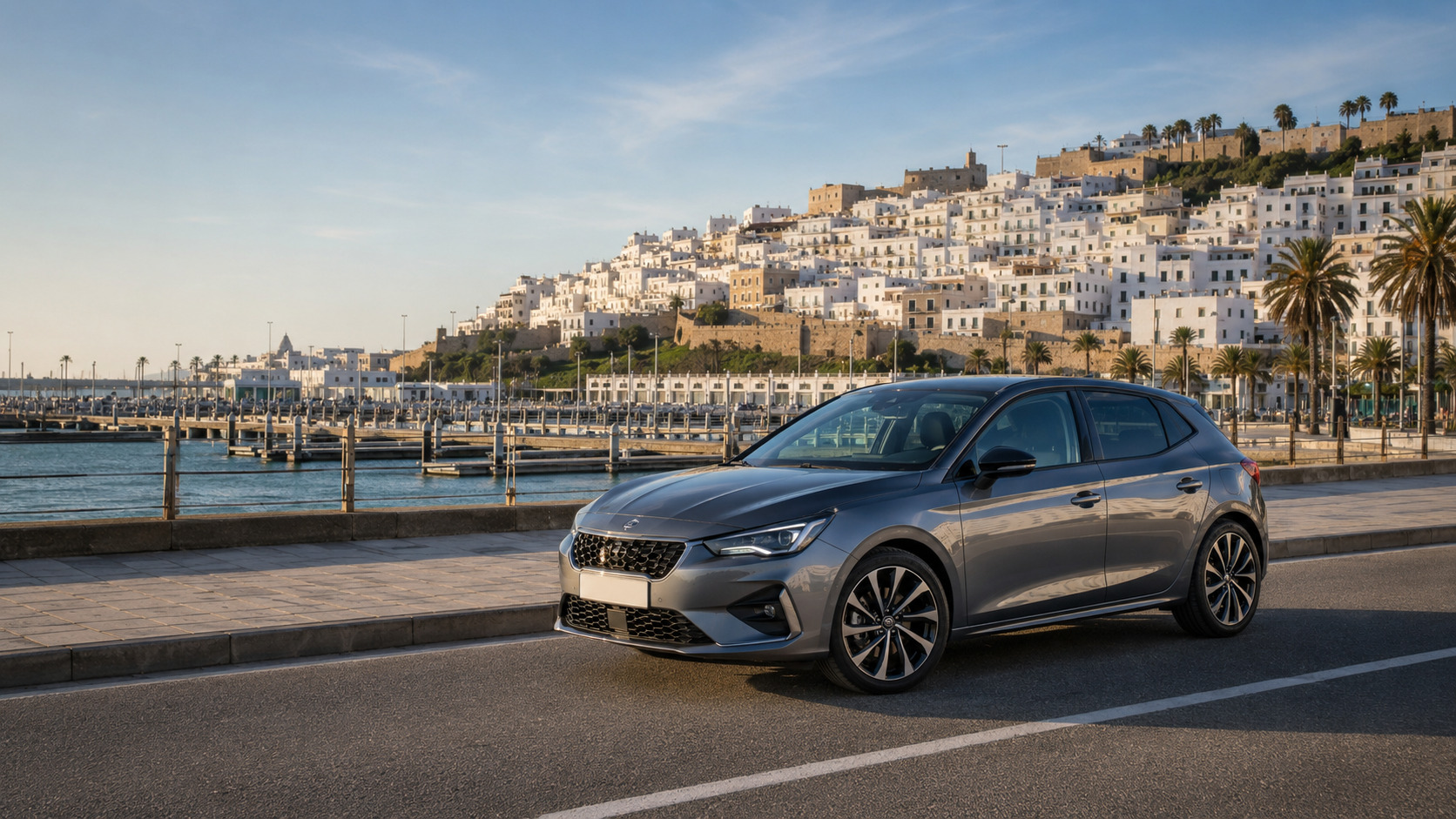 Voiture de location près du Port de Tanger-Ville et de Tanja Marina Bay
