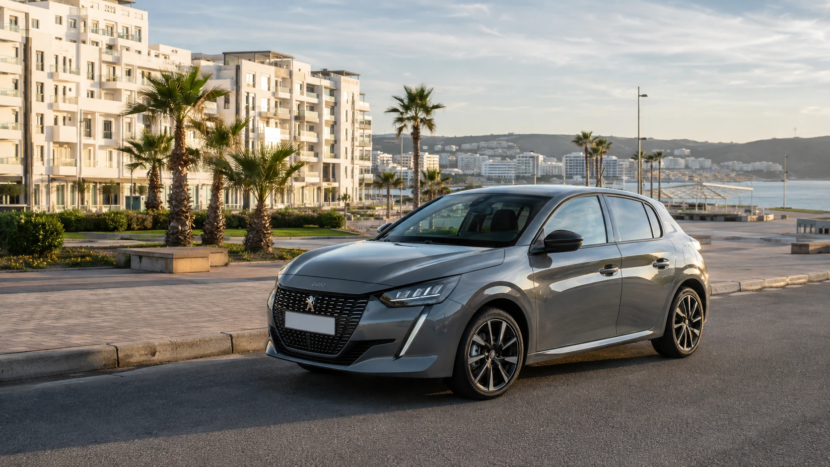 Peugeot 208 de location dans le secteur Tanger City Center
