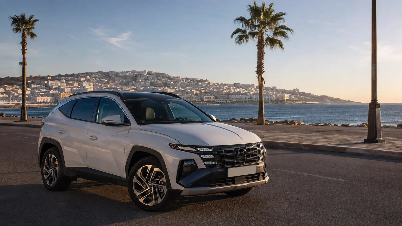 Voiture de location sur la côte de Tanger