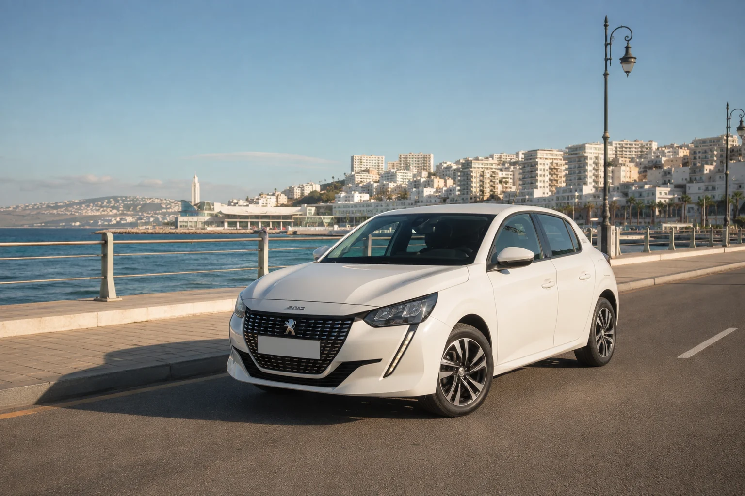 Voiture de location à Tanger pour rejoindre la Corniche depuis Nzaha