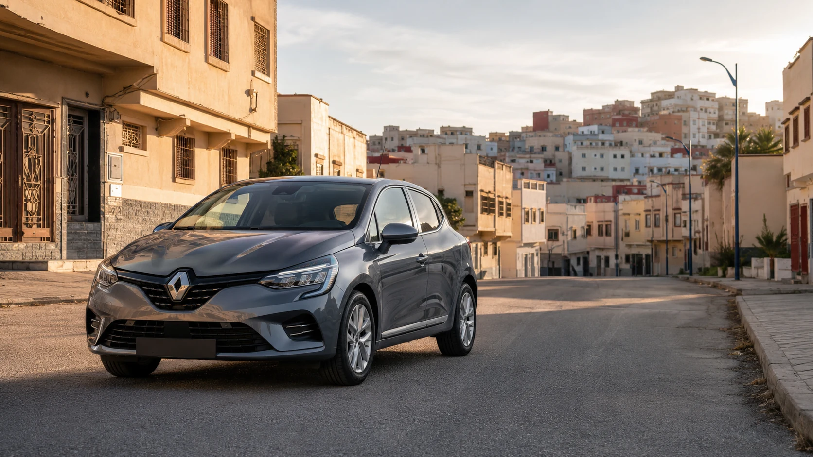 Renault Clio 5 de location dans le secteur de Zouitina à Tanger
