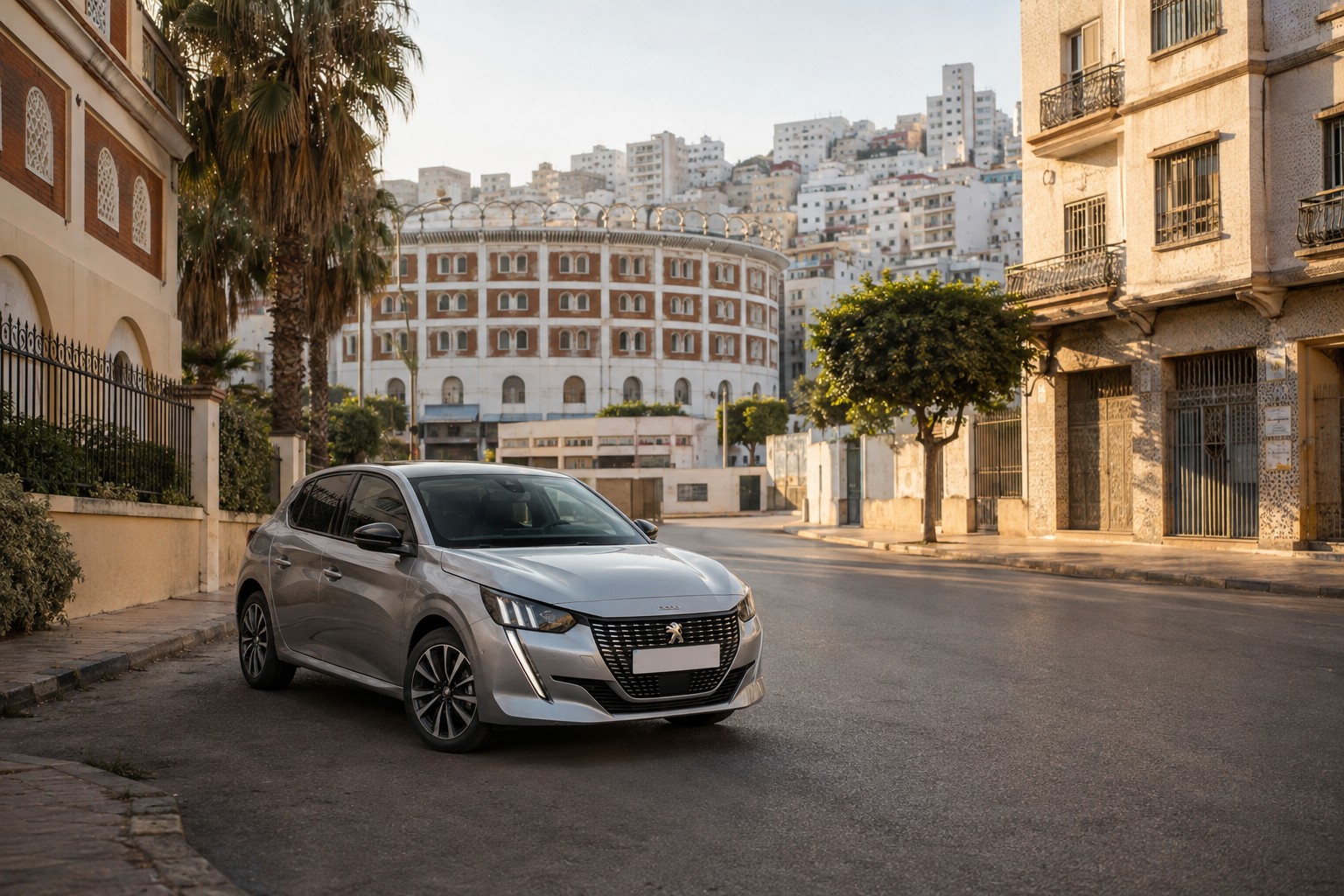 Peugeot 208 de location dans le secteur Quartier Zoufri à Tanger