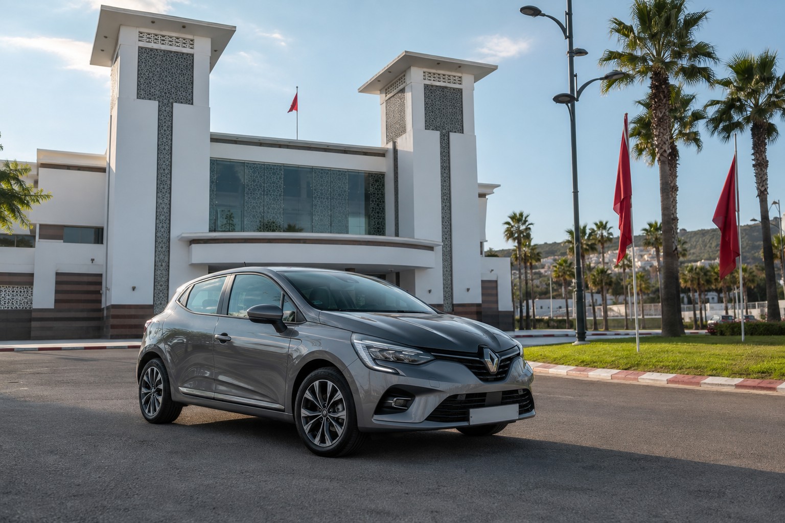Voiture de location près de la gare Tanger-Ville pour un déplacement depuis Quartier Zoufri