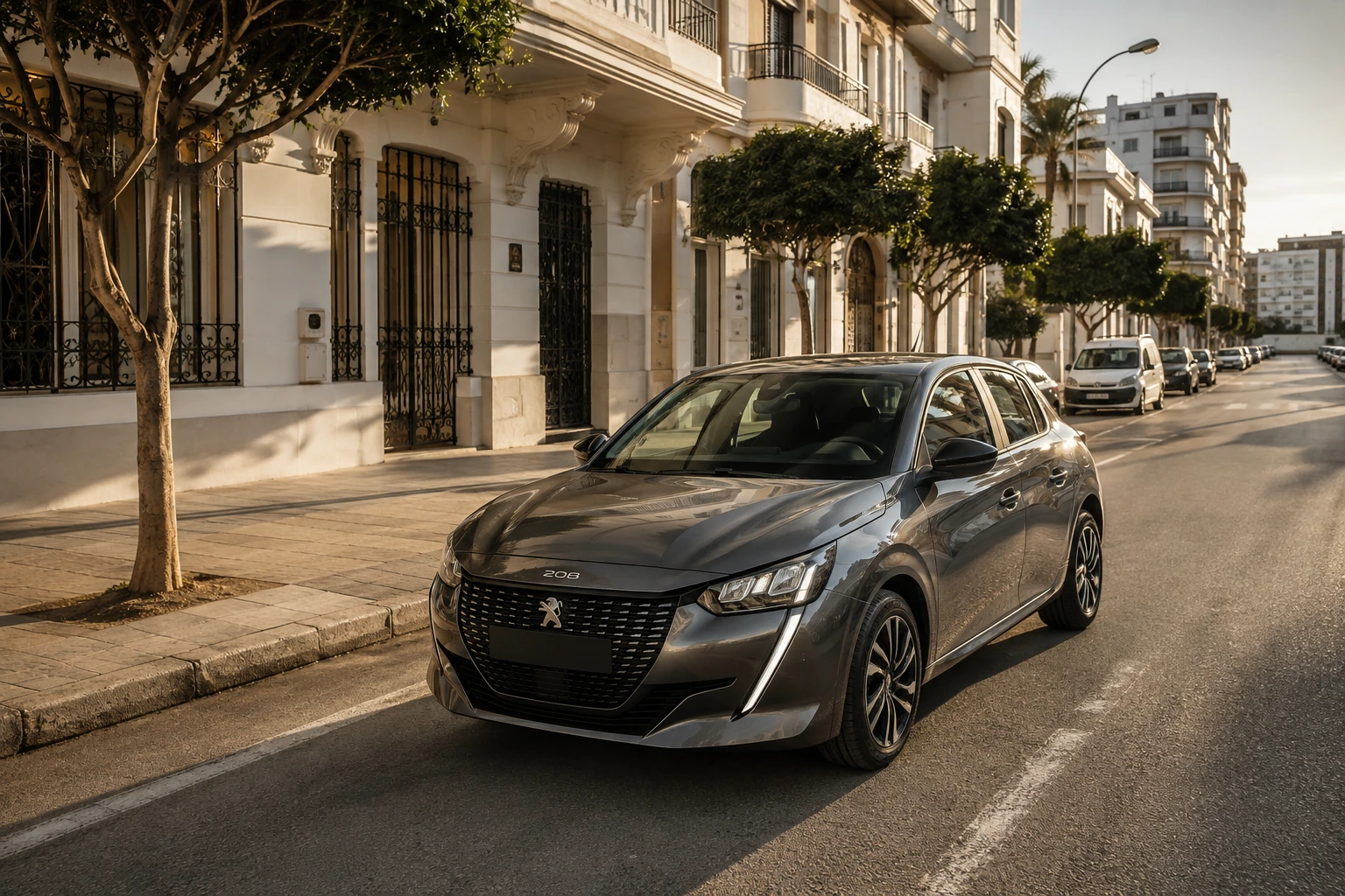 Voiture récente disponible à la location depuis M'Sallah à Tanger
