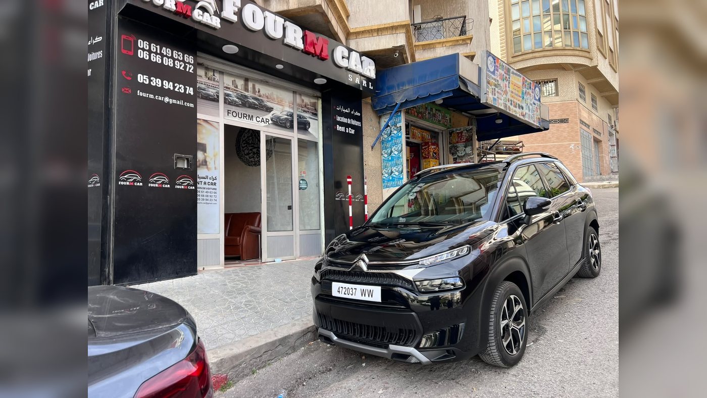Citroën C3 Aircross FOURM CAR pour location voiture Tanger à Boubana