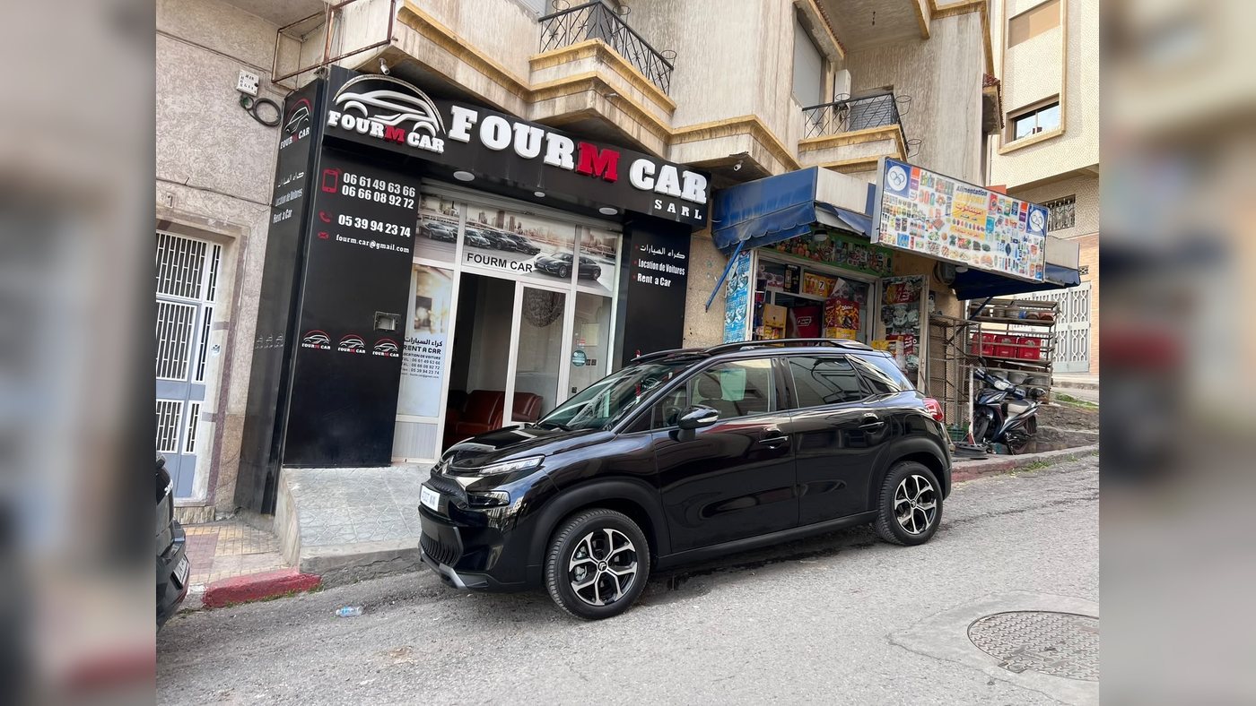 Location voiture Tanger Zone Franche avec Citroën C3 Aircross FOURM CAR